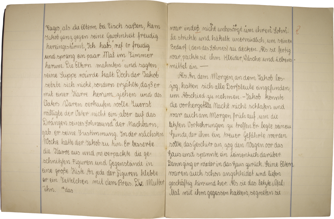 Klassenaufsatz Seite 3 und 4